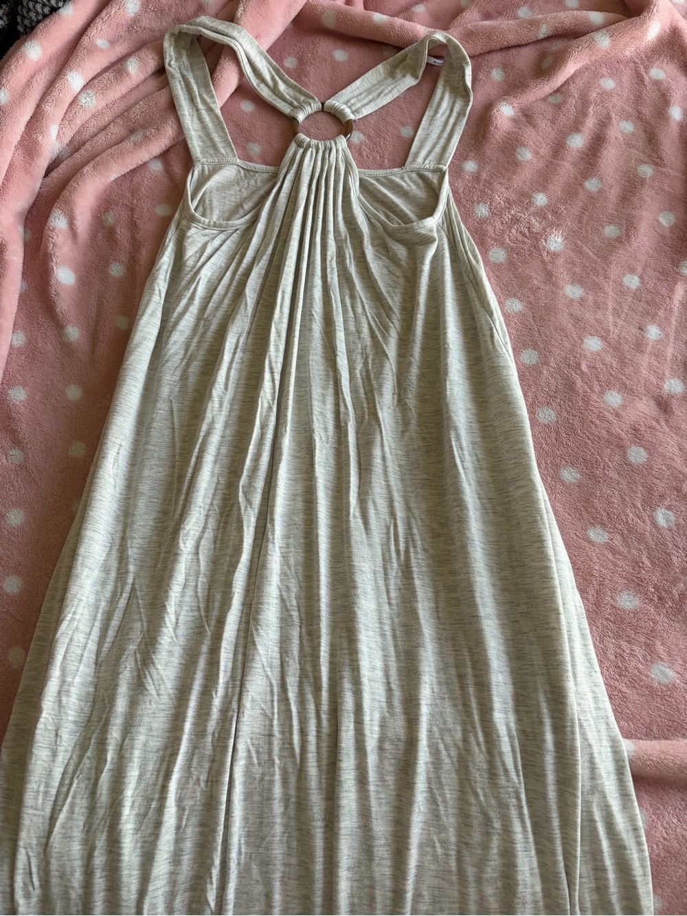Pink Lily Heather Sage Knit Tank Dress